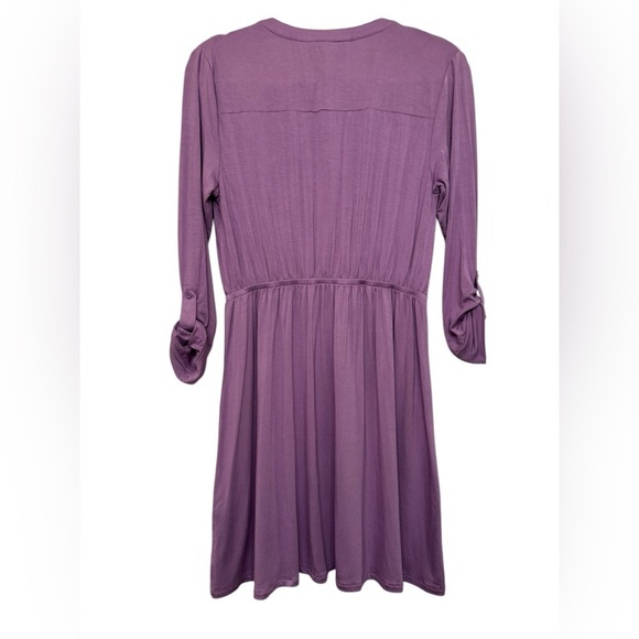 41 Hawthorn Long Sleeved Knit Shirt Dress - Picture 2 of 8